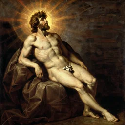 oil painting of saint sebastian the wounded man painted by mantegna ecorche