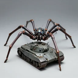 mecha spider, legged war tank,
