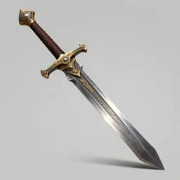 a detailed masterpiece concept art of an aztec iron and golf serrated sword, weapon, by tyler edlin, noah bradley, john j. park, jordan grimmer trending on artstation