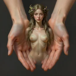 goddess of nature, accurate anatomy, only two hands, highly detailed, digital painting, artstation, concept art, smooth, sharp focus, illustration, Unreal Engine 5, 8K, art by art by artgerm and greg rutkowski and edgar maxence