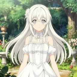 isekai extremely cute anime girl in an roman garden, stylized, beautiful intricate lineart, line weight, depth focus, rankings pixiv, artstation, chromatic aberration, noise, soft lighting, srgb, 4 k, hdr, cinematic, by kadokawa, nitroplus, ilya kuvshinov, ross tran, leyendecker, wlop, guweiz