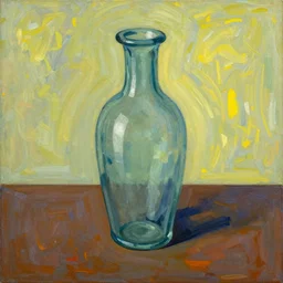 tonemapped still life time in a bottle by seb mckinnon, yoshitaka amano, fauvism