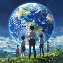 hero world the day the earth stood still, behance hd by jesper ejsing, by rhads, makoto shinkai and lois van baarle, ilya kuvshinov, rossdraws global illumination