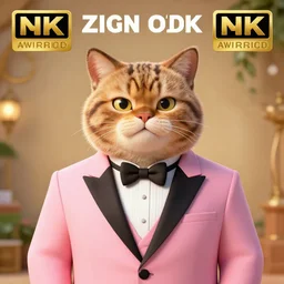 portrait of tabby male in the style of the movie Zootopia wearing a pink tuxedo, 4k, digital art, award winning
