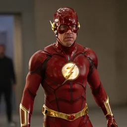 film still of john goodman as the flash in the new flash movie, 4 k