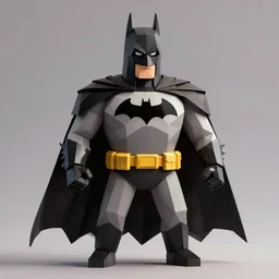 low poly batman