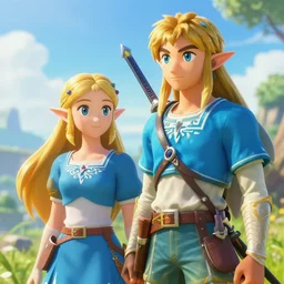 photorealistic beautiful hybrid world of legend of zelda and chrono trigger in the style of tim white, and thomas kinkade. hyperdetailed photorealism, 1 0 8 megapixels, amazing depth, high resolution, 3 d shading, 3 d finalrender, 3 d cinematic lighting, glowing rich colors, psychedelic overtones, artstation concept art.