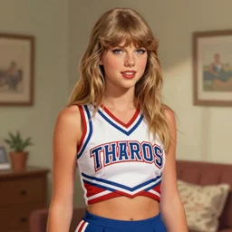 twin peaks movie poster art portrait of taylor swift as the local cheerleader, nostalgic, domestic, highly detailed, digital painting, artstation, concept art, smooth, sharp focus, illustration, artgerm, joseph christian leyendecker, wlop by katherine lam