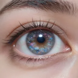 a galaxy inside of an eye, beautiful eye, eye, eye of a woman, realistic, ultra realistic, macro, beautiful, digital art, trending on artstation