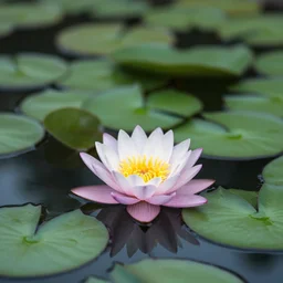 waterlily pond by Jim Burns