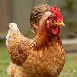 emma watson as a chicken