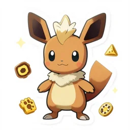 cute miss mascot keldeo keldeo keldeo pokemon sticker art, cronobreaker, beeple game icon