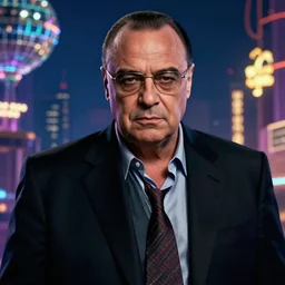 a cinematic view of tony soprano in disco elysium by aleksander rostov, details, hyper - detailed, disco elysium, hd, hdr, 4 k, 8 k