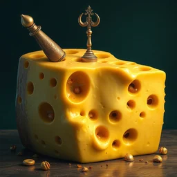 funky cheese by artstation, deviantart, artspace, artspan, artslant, etsy, pixiv, artfol, behance, instagram, artbox, artube, artstar, artsy, minted, beeple, artgerm, surrealism, hyperrealism, symbolism, masterpiece, award - winning intricate 4 k