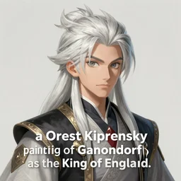 “a Orest Kiprensky painting of Ganondorf as the King of England”