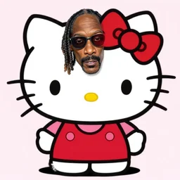Snoop Dog as a Hello Kitty, by Stanley Artgerm Lau, WLOP, Rossdraws, James Jean, Andrei Riabovitchev, Marc Simonetti, Yoshitaka Amano, ArtStation, CGSociety,