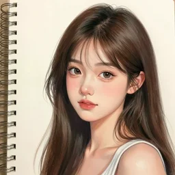 cute girl art drawn in art style of WLOP full HD 4K highest quality realistic beautiful gorgeous natural WLOP artist painting