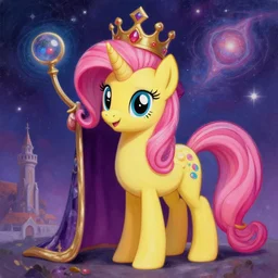 A cyborg Applejack (from My Little Pony Friendship is Magic) as the ultimate tyrant emperor of the universe. Trending on ArtStation. A vibrant digital oil painting. A highly detailed fantasy character illustration by Wayne Reynolds and Charles Monet and Gustave Dore and Carl Critchlow and Bram Sels