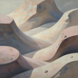abstract elemental inscape by Roger Dean gorgeous detailed matte painting, muted pastel colors