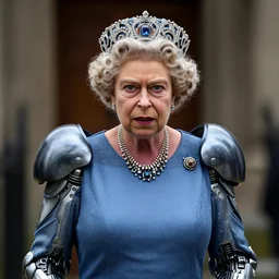 queen elizabeth cyborg, dramatic