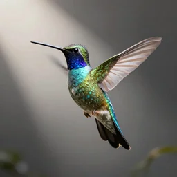 ultra realistic cyber!!! hummingbird