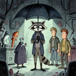 umbrella's secret lab under raccoon city by brian froud, rossdraws, tom bagshaw and jeremy lipkin