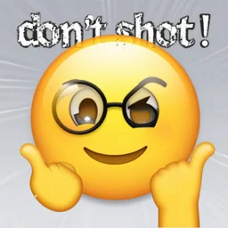 please don't shoot! emoji