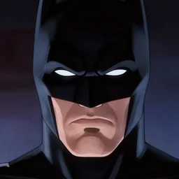 close face portrait. a screenshot from an episode of the animated show'batmanbeyond'( 1 9 9 9 - 2 0 0 1 ) produced by alan burnett, paul dini, glen murakami, and bruce timm. film grain. matte painting. masterpiece. cel shading. dark color scheme. cyberpunk theme.