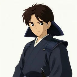 portrait of amurai warrior, artstation, cartoon, elegant, highly detailed, digital painting, concept art, smooth, sharp focus, illustration, art by studio ghibli, makoto shinkai, don bluth, fujita goro, jean giraud, atey ghailan, akihiko yoshida, tom whalen, anton fadeev 8 k