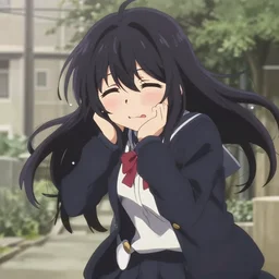 anime Character, slipping through emotions