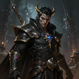 A fantasy comic book style portrait painting of a evil mage, unreal 5, DAZ, hyperrealistic, octane render, RPG portrait, dynamic lighting