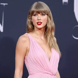 Taylor Swift, pink dress