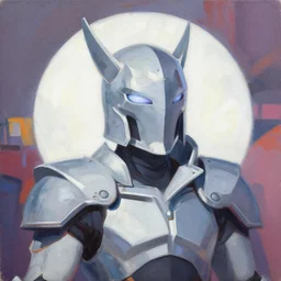 greg manchess portrait painting of moon knight as overwatch character, medium shot, asymmetrical, profile picture, organic painting, sunny day, matte painting, bold shapes, hard edges, street art, trending on artstation, by huang guangjian and gil elvgren and sachin teng