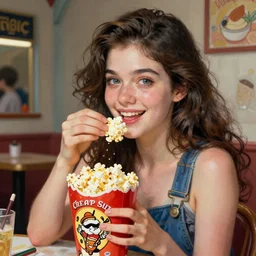 The Artwork of R. Crumb and his Cheap Suit Ice-cream-man tells you to eat his popcorn, pencil and colored marker artwork, trailer-trash lifestyle
