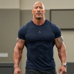 Dr Phil as Dwayne Johnson