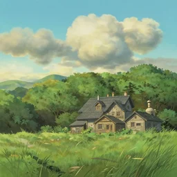 exquisite studio ghibli landscape