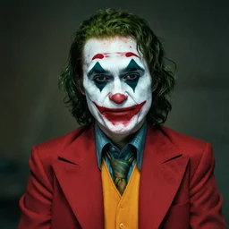 joker cosplay, creepy, disturbing, bloody, femenine body, grainy, beautiful - h 7 6 8