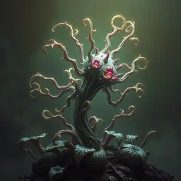 a alien plant from half - life, digital art, fantasy art