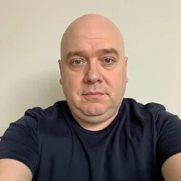cell phone selfie portrait, fat old and bald bill hader - n 9