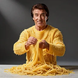 sylvester stallone made of spaghetti