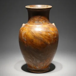 A realistic photo of an ancient vase, light reflections, realistic shaders
