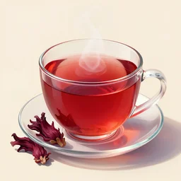 hibiscus tea, digital art, trending on artstation,