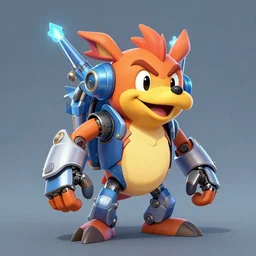 crash bandicoot mech by issei hyouju