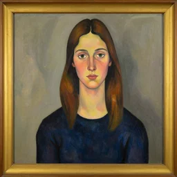 A decent young gril portrait by Amedeo Modigliani. Rule of thirds.