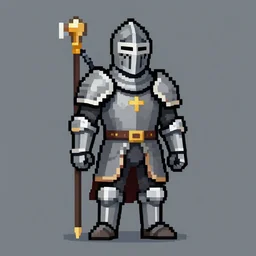 hd pixel art of a knight, pixeljoint. com # pixelart
