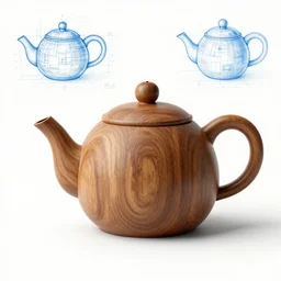 teapot : 1, wood : 7 by elunmusk : 2, blue print sketch : 5