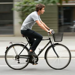 A typical bicycle enjoyer
