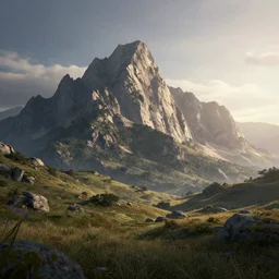 majestic landscape, realistic, atmospheric, 8 k, octane render, unreal engine, lumion