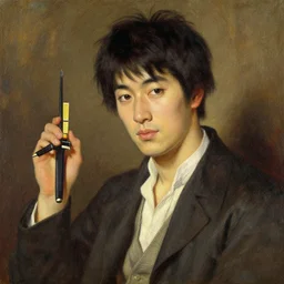 attractive man, painting by j. c. leyendecker, yoji shinkawa, katayama bokuyo
