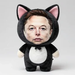 elon musk with cat ears dakimakura